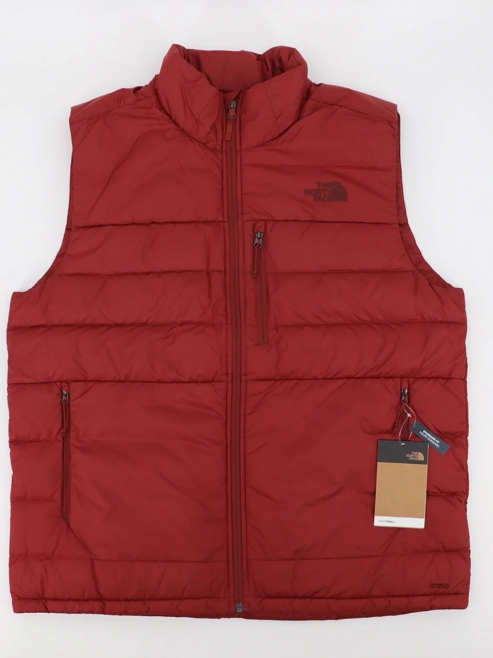 The North Face Men’s Aconcagua 2 XXL Down Vest Brick House Red New Authentic